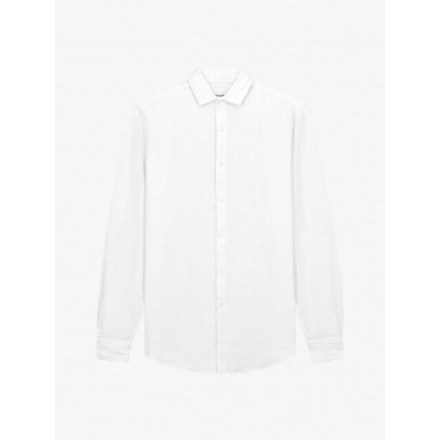 Van Harper Linnen shirt sh105 -  white heren overhemd lange mouw White/LINEN SHIRT SH105 large