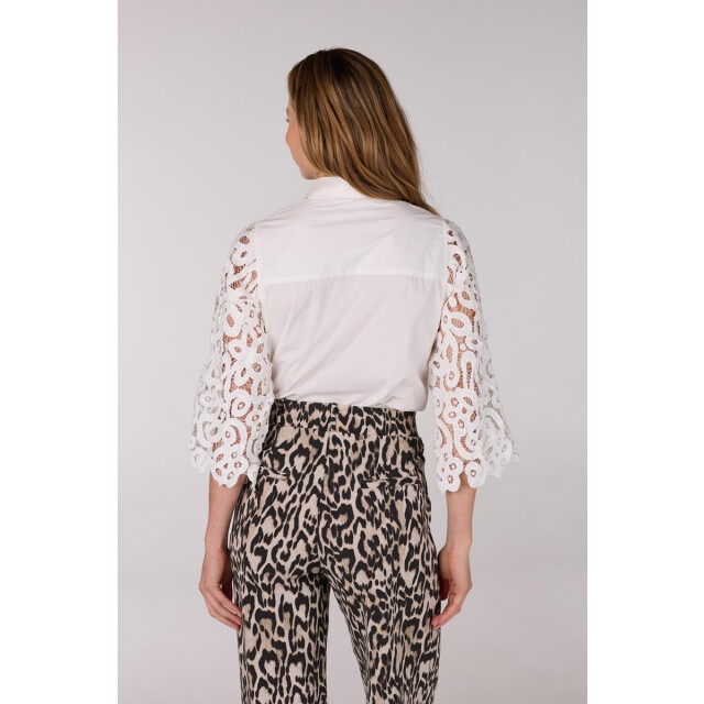 Jansen Amsterdam Odelia blouse l710 lach sleeves off-white L710 large