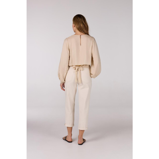 Jansen Amsterdam Sam top sq 168 wrap blouse sand SQ 168 large