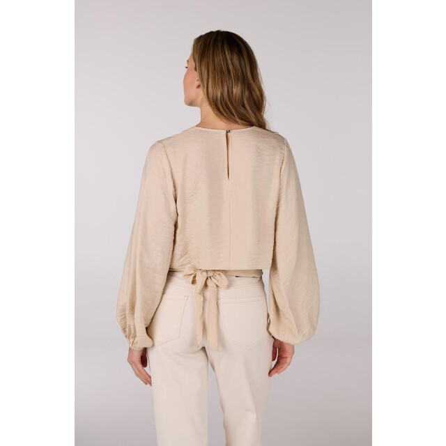 Jansen Amsterdam Sam top sq 168 wrap blouse sand SQ 168 large