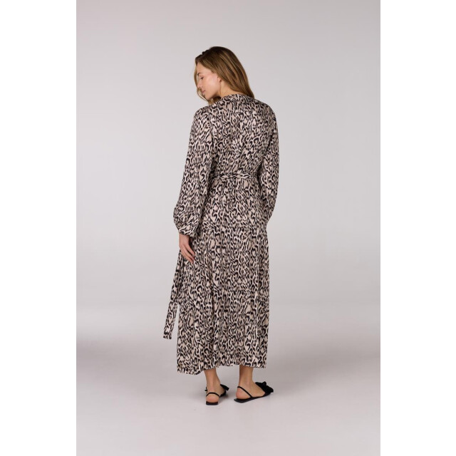 Jansen Amsterdam Rebecca jurk wa 564 wrap long sleeve sand WA 564 large