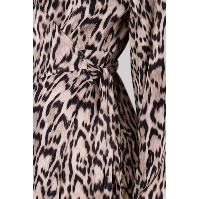 Jansen Amsterdam Rebecca jurk wa 564 wrap long sleeve sand WA 564 large