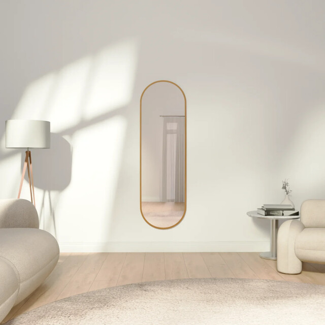 Mirlux Passpiegel ovale spiegel 160x50cm goud 3083782 large