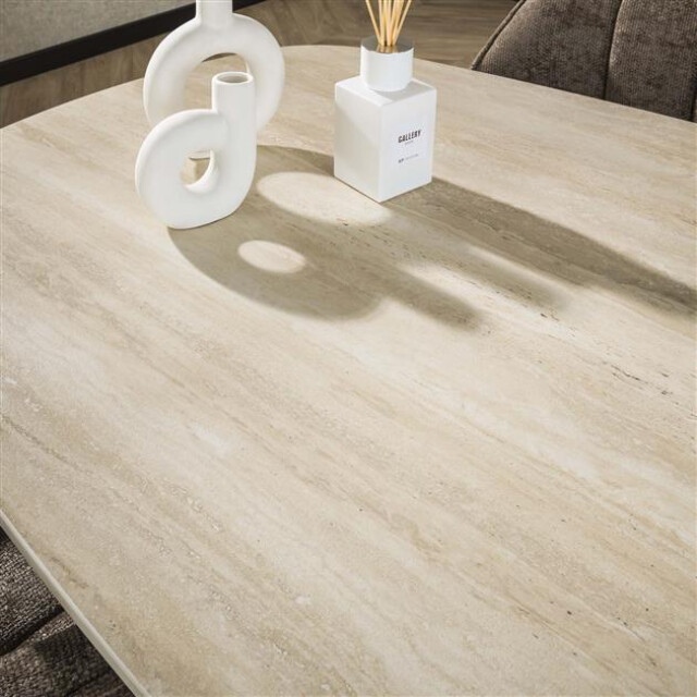 Hoyz eetkamertafel 215 deens ovaal romano travertin 3d keramiek 3171151 large