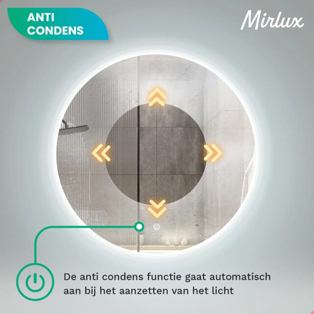 Mirlux Badkamerspiegel 80cm frameloos 3083732 large