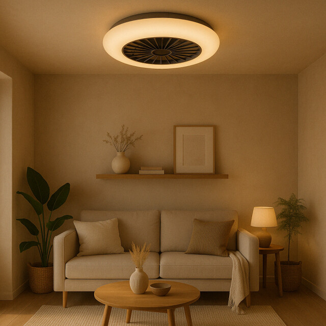 Ventiluxe Plafondventilator donna met verlichting Ø50cm 3 snelheden afstandsbediening - 2881829 large