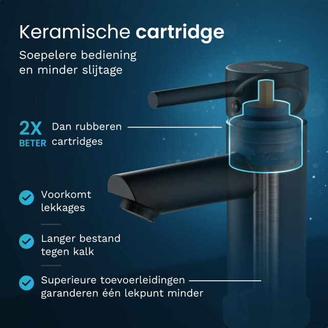 Mirlux Wastafelkraan wc zwart [zoe] 3083774 large