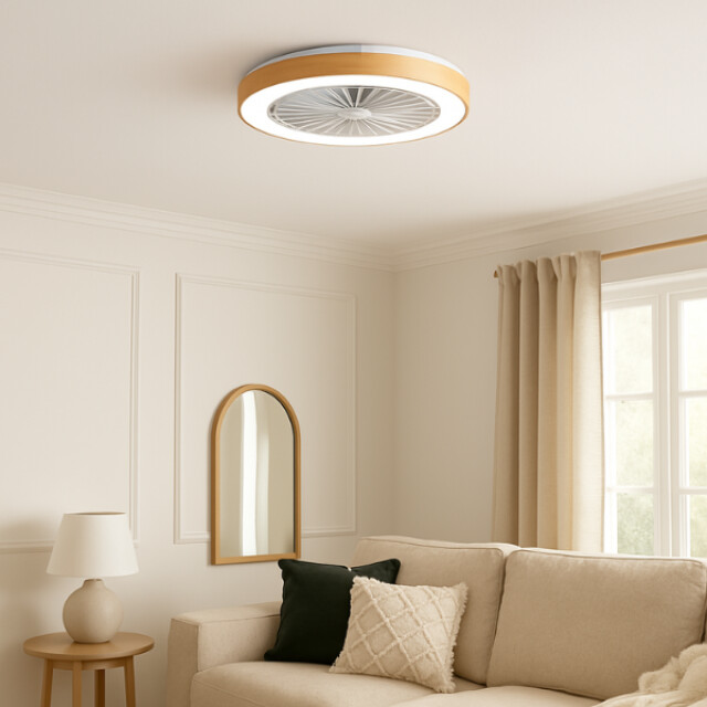 Cool Breeze Plafondventilator agma met verlichting Ø58cm 6 snelheden afstandsbediening - 2906980 large