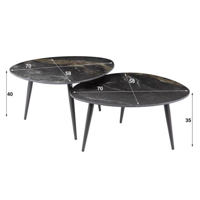 Hoyz salontafel set-2 organisch fossil keramiek 3171164 large