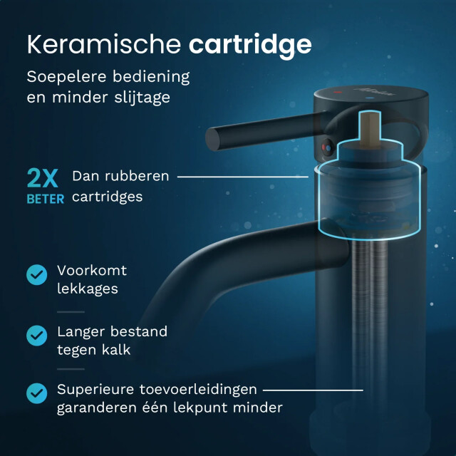 Mirlux Wastafelkraan wc zwart [ariadne] 3083773 large