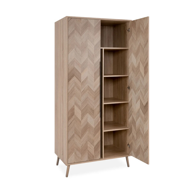 CaliCosy Kast 2 deuren eiken sonoma decor l90 cm torun 2930697 large