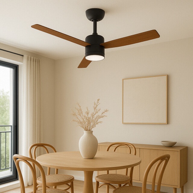 Cool Breeze Plafondventilator emil met verlichting Ø132cm 6 snelheden afstandsbediening - 2907037 large