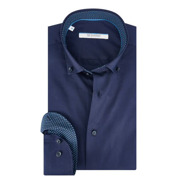 The Blueprint trendy overhemd met lange mouwen bp55-3 097732-001-M large