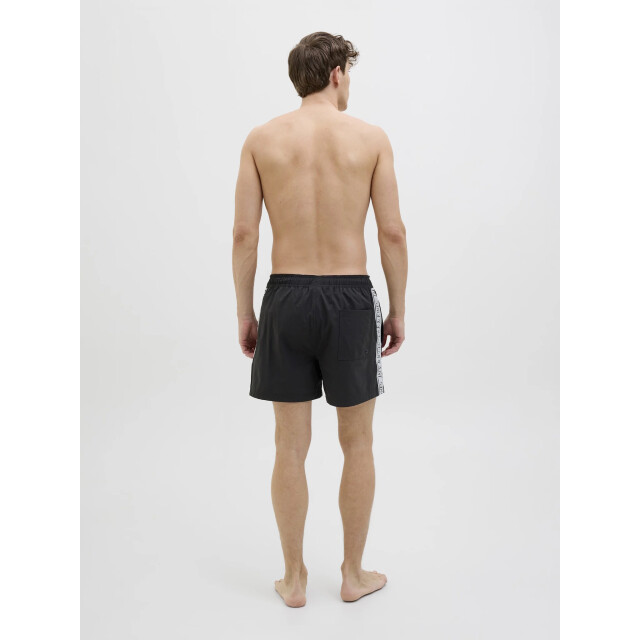 Jack & Jones Heren zwemshort jpstmaui logo tape 12272879-Black large