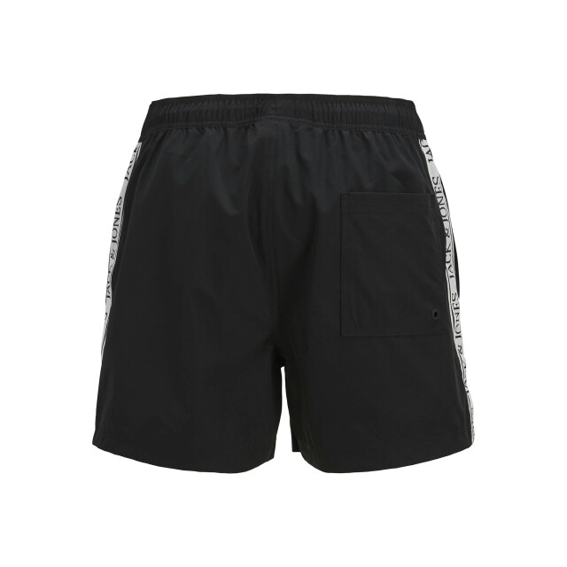 Jack & Jones Heren zwemshort jpstmaui logo tape 12272879-Black large