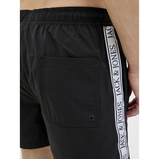Jack & Jones Heren zwemshort jpstmaui logo tape 12272879-Black large
