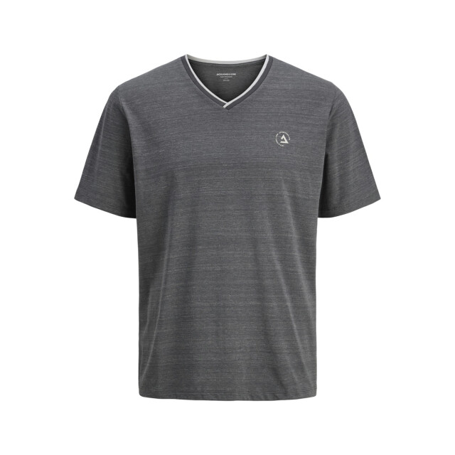 Jack & Jones Jcocontrast tee ss v-neck smu antraciet 5339.85.0002 large
