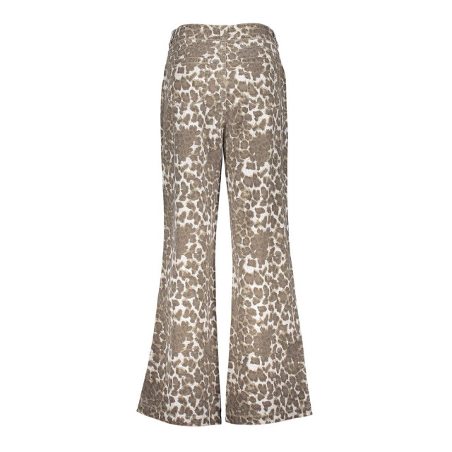 Geisha Jeans wide leopard zand dessin 4109.06.0001 large