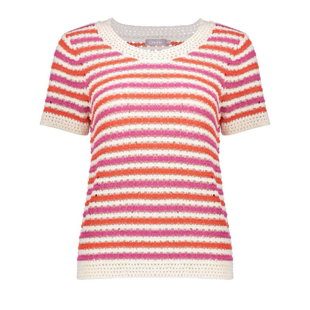 Geisha Top knitted short sleeves ecru dessin 4339.08.0005 large
