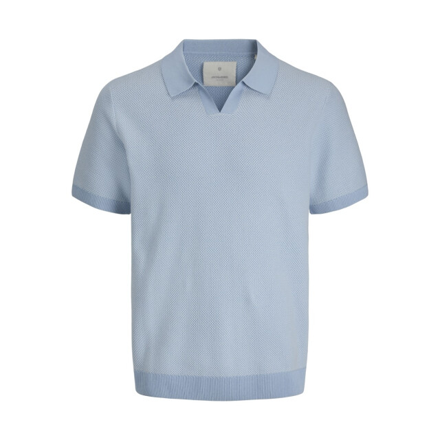 Jack & Jones Jprcceaston knit split neck ss sn licht 5369.31.0001 large