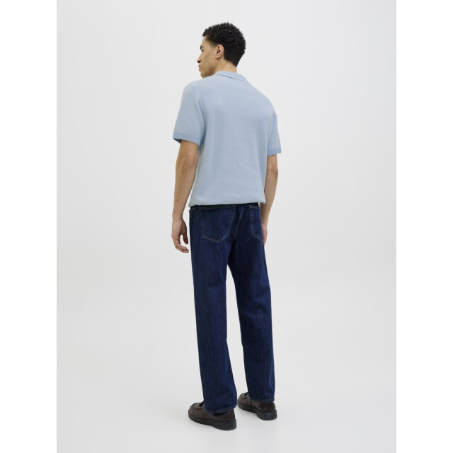 Jack & Jones Jprcceaston knit split neck ss sn licht 5369.31.0001 large