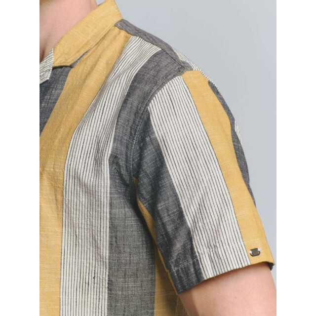 No Excess Shirt short sleeve revers collar sl yellow 27490343-070 large