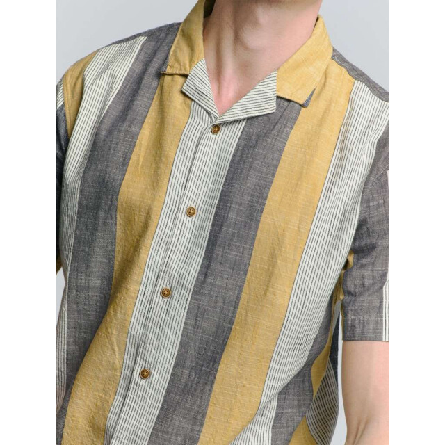 No Excess Shirt short sleeve revers collar sl yellow 27490343-070 large