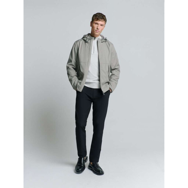 No Excess Jacket mid long hooded mid grey 27630215-180 large