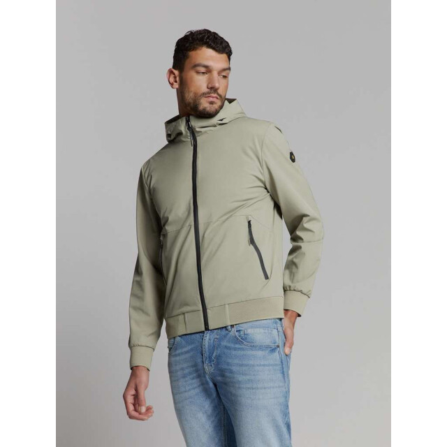 No Excess Jacket short fit hooded light army 27630216-177 large