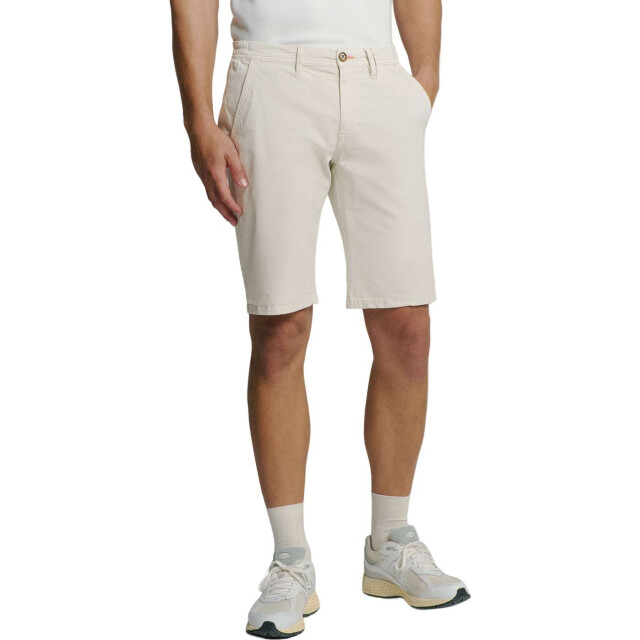 No Excess Short chino garment dyed twill stre chalk 278190306SN-017 large