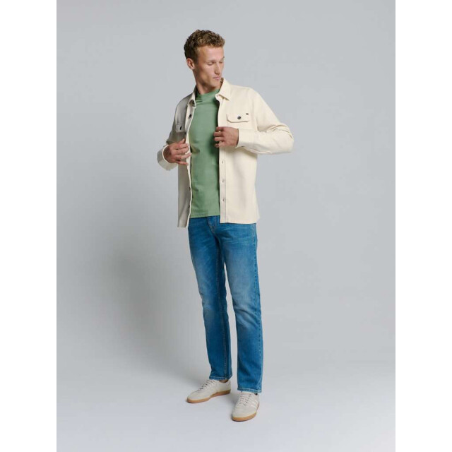 No Excess Overshirt button closure sweat chalk 27580103-017 large
