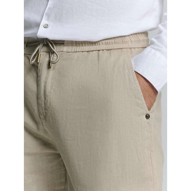 No Excess Pants with linen garment dyed light desert 277140311-310 large