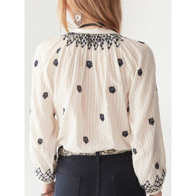 Maison Hotel Sybille blouse blue lagoon Sybille blouse blue large