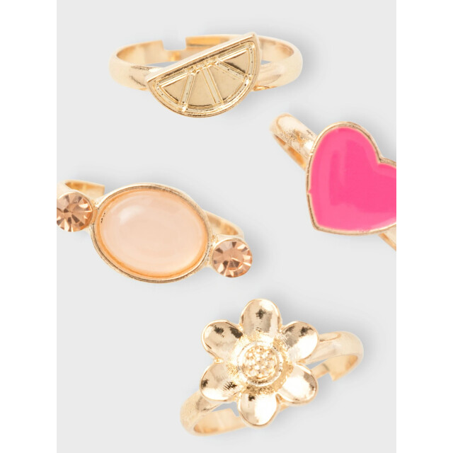 Name It Zomer ring box (4pc) meisjes - nkfacc 13231680 - Gold Colour - Nkfacc large