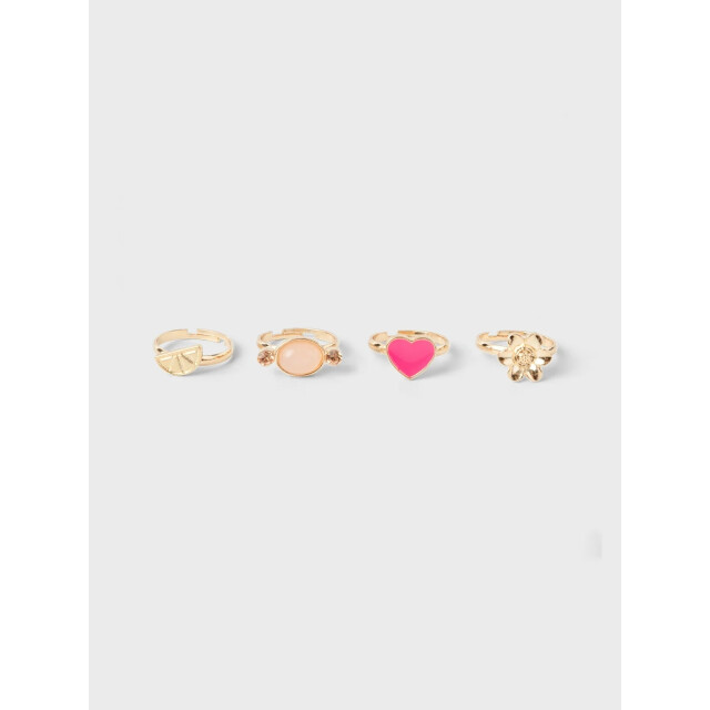 Name It Zomer ring box (4pc) meisjes - nkfacc 13231680 - Gold Colour - Nkfacc large
