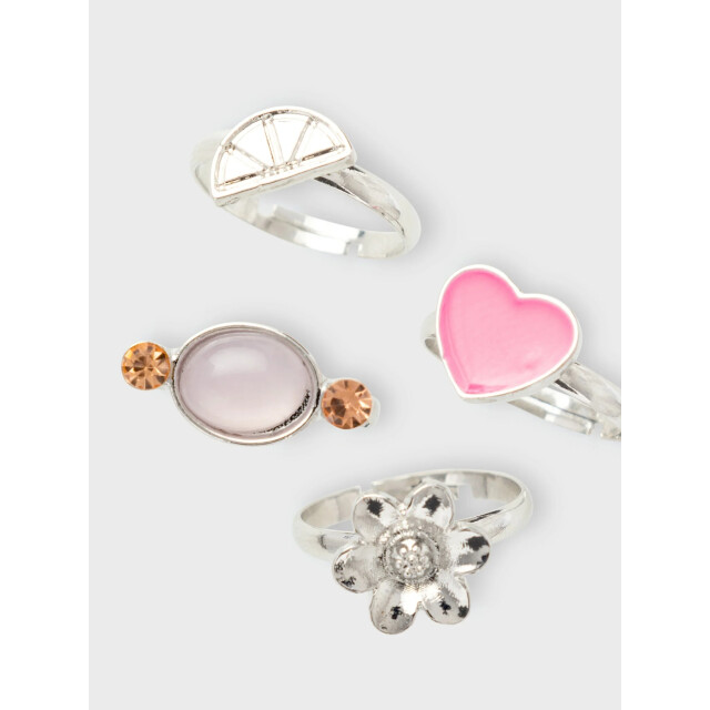 Name It Zomer ring box (4pc) meisjes - nkfacc 13231680 - Silver - Nkfacc large