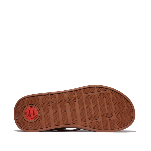 FitFlop F-mode leather flatform strappy back-strap sandals IY3 large