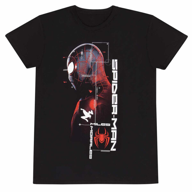 Li-cense Spider-man unisex volwassen suit specs miles morales t-shirt UTHE1506_black large