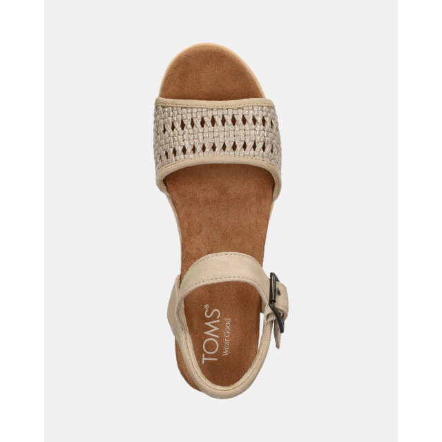 Toms Diana 10021959 champagne metallic basket 10021959 large