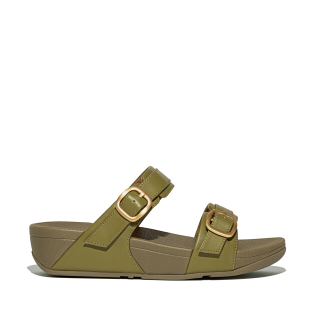 FitFlop Lulu adjustable slide leather ES7 large