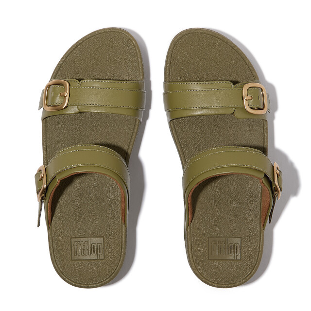 FitFlop Lulu adjustable slide leather ES7 large