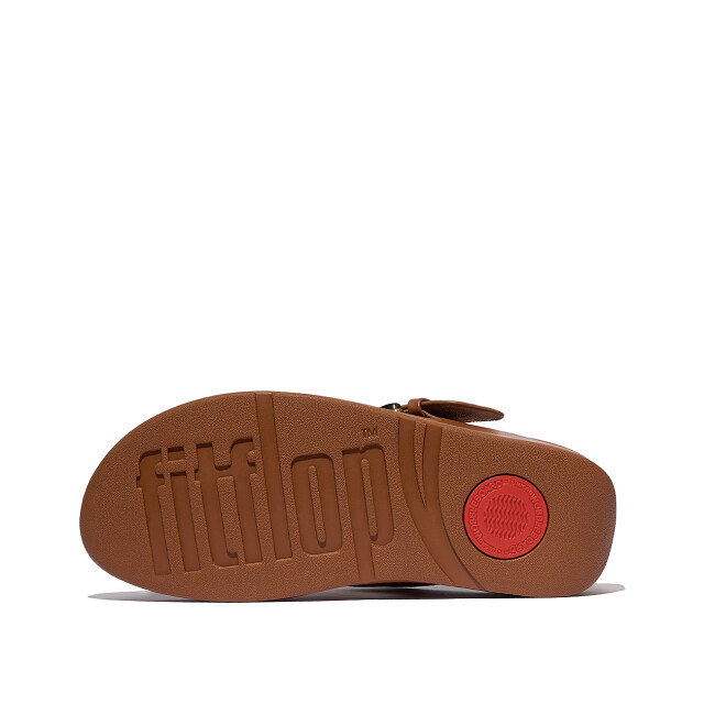 FitFlop Lulu resin-buckle leather toe-post sandals JE9 large