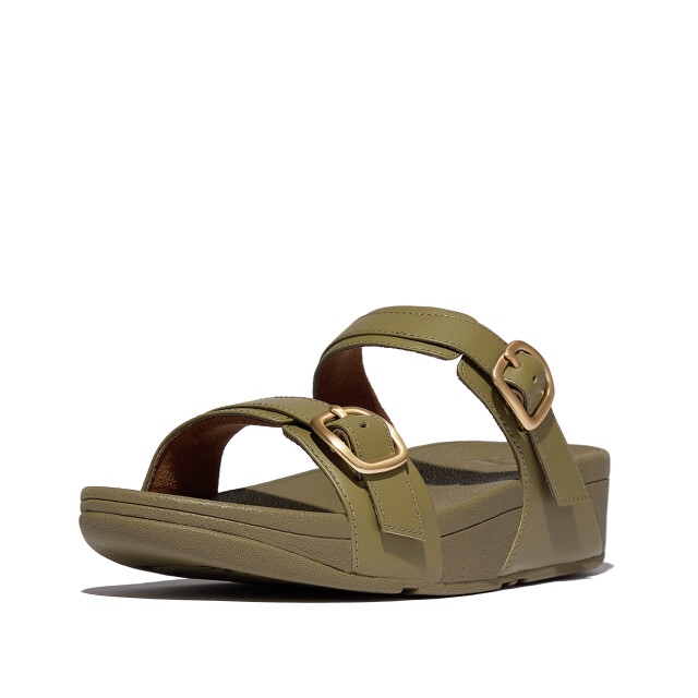 FitFlop Lulu adjustable slide leather ES7 large