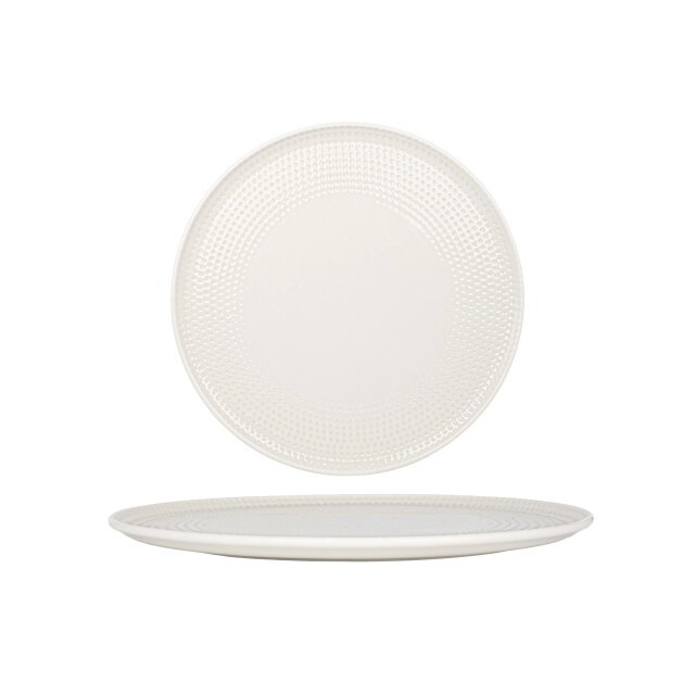 Bonna Pizzabord pure dot porselein 32 cm set van 6 3178529 large