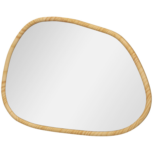 4goodz Decoratieve wandspiegel vintage-design 80x60 cm hout 3179386 large