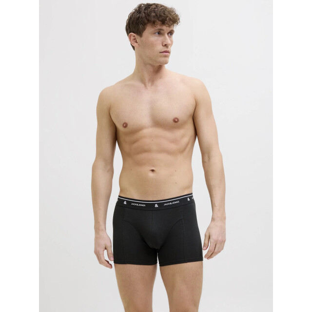 Jack & Jones Heren boxershorts trunks jaczach 3-pack gebloemde print/effen 12269357 large