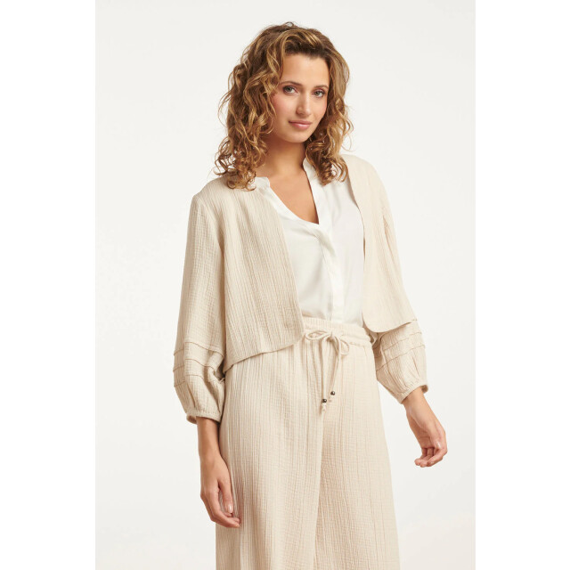 Smashed Lemon 25189 katoenen bolero jas | 25189-010-4XL large