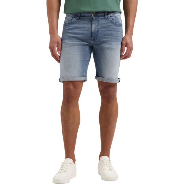 Pure Path The miles slim fit denim short denim blue grey W1417-89 large