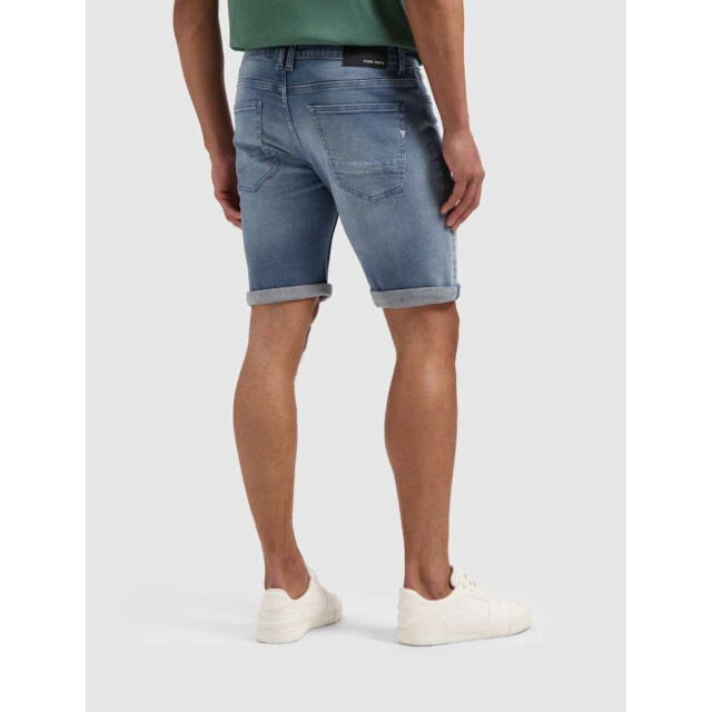 Pure Path The miles slim fit denim short denim blue grey W1417-89 large