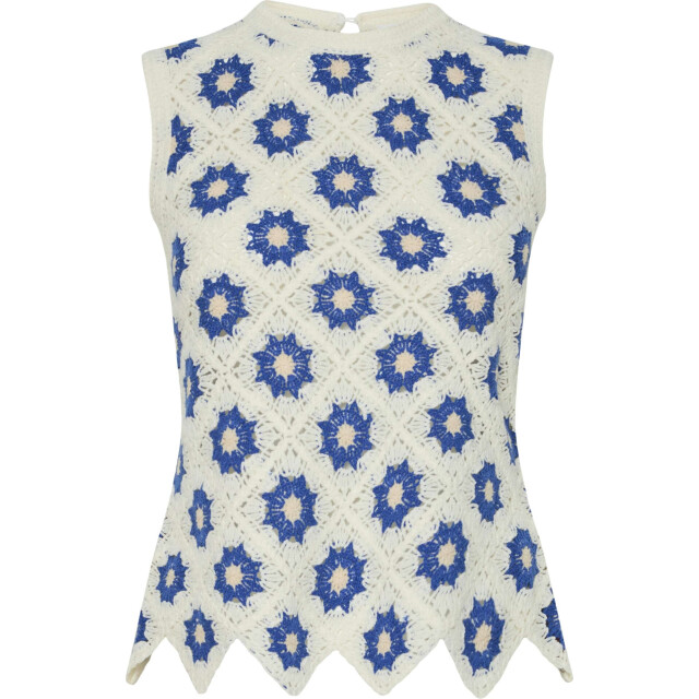 Y.A.S Yasbalis sl crochet top fest birch/super sonic 26037617-214151001 large